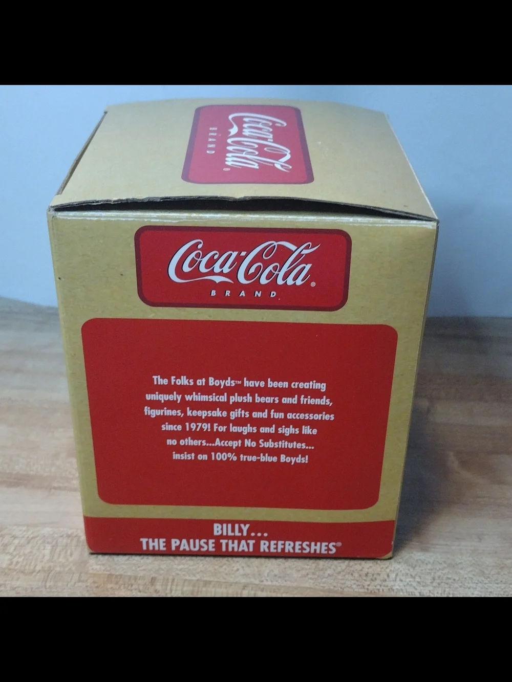 Boyds Bears Coca Cola Billy The Pause That Refreshes Vending Machine Boxed Mint